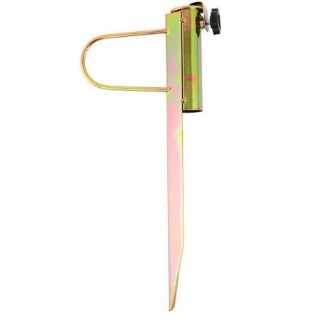 16.5 inch metal anchor stake, adjustable for 1.1-1.26 inch pole diameter