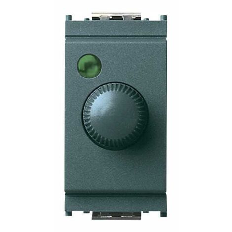 16563 Regulador 230V 100-500W + Push Gris Idea