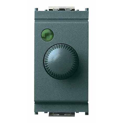 16563 Régulateur 230V 100-500W + Push Gris Idea