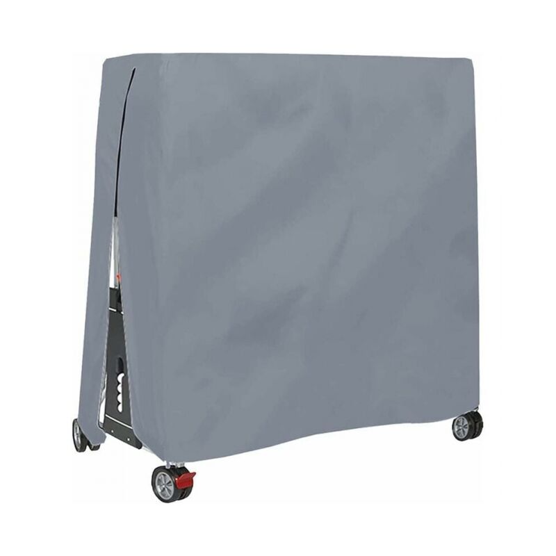 165x70x185cm Housse pour Table De Ping Pong, Étanche Résistance Au Vent Anti-UV Robuste Tissu Oxford Bâche De Protection Table De Tennis De Table