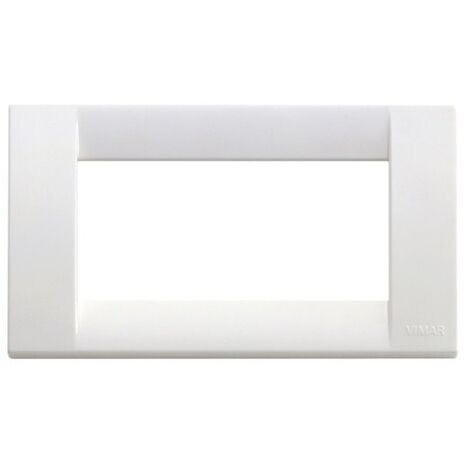 16744.01 Placa Clásica 4M Blanco Brillante Idea