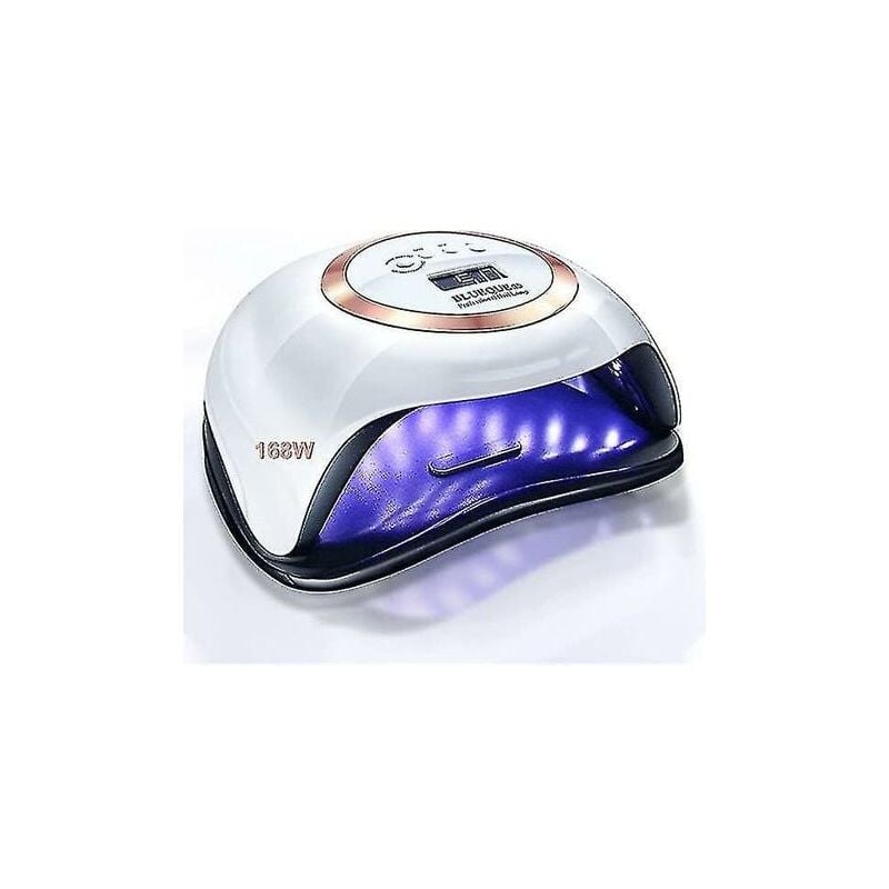 SNQ - 168w Uv Led Gel Nail Lamp Gel Polish Dryer Lamp 4 Timer Setting Auto Sensor--(niubi)
