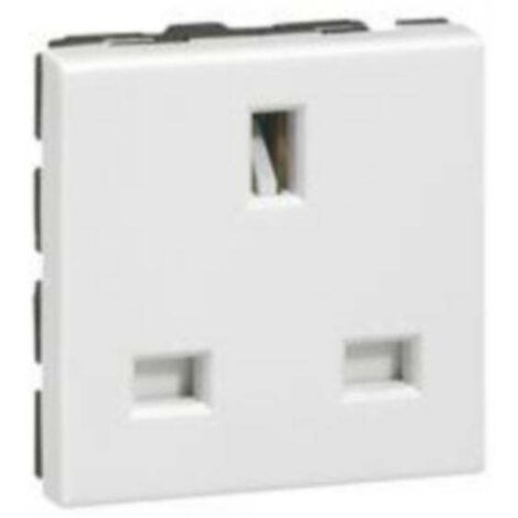 16A, 250 v (uk) terminales de tornillo, blanco