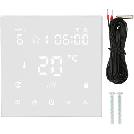 16A Digital Display Smart Thermostat Remote WiFi Temperature Controller for Mobile Phone AC90‑240V