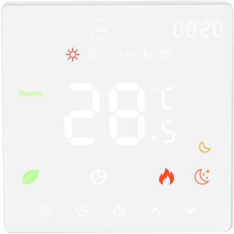 16A Elektroheizung (einschließlich 3 Meter Messleitung), Temperaturregler, Version mit Tonsteuerung, programmierbare Temperatur-Timing-Einstellung der Helligkeit, einstellbarer Thermostat, für elektri