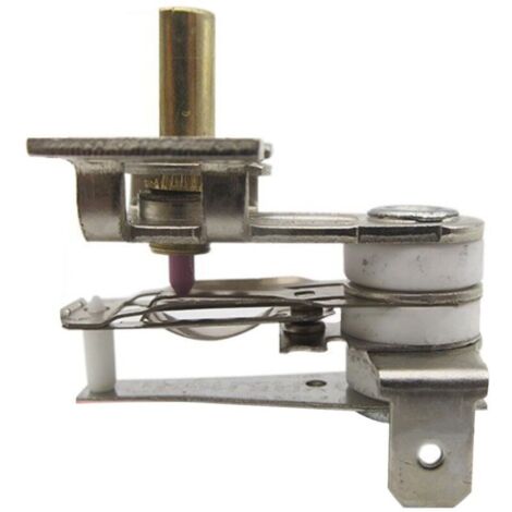 16A Thermostat de chauffage électrique en acier inoxydable - Accessoire réglable - Contrôleur de température pour radiateurs électriques - Thermostat de chauffage bimétallique