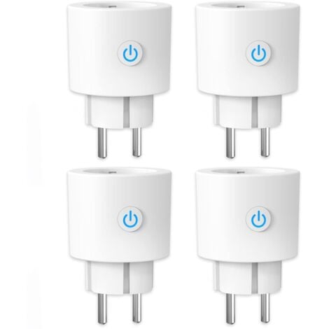16A WiFi Smart Plug Power Consumption Measurement, Smart Plug Compatible with Alexa/Google Home, APP Control, Schedules and Timer