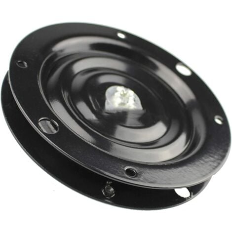 Powered rotating base display 45 cm black lazy susan - Cablematic