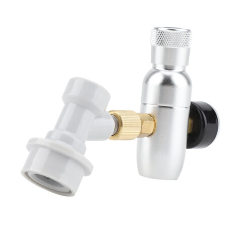 16g CO2-Reglerset für Fassbier, Ladegerät und Trennschalter für Bierzapfanlage (0-60 PSI)