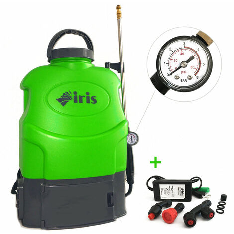 16lt Iris Garden E-Lite Lithium Battery Pompe
