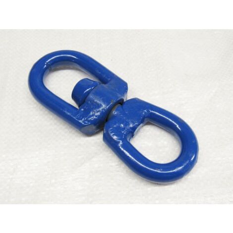 16MM Blue Painted Bow & Bow Swivel - 7500KG Marine Boat Mooring Sailing