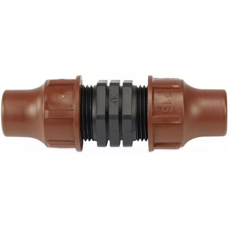 16mm Schlauchverbinder, PE Rohrverbinder, Tropfschlauch Verbinder