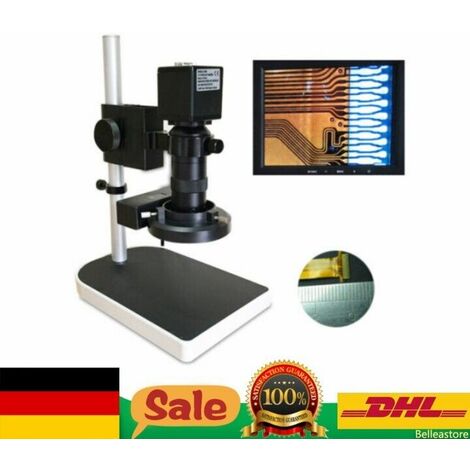 16mp 1080p HD HDMI Microscope numérique électronique Caméra de microscope vidéo numérique pour industrie + Objectif à monture C 180X