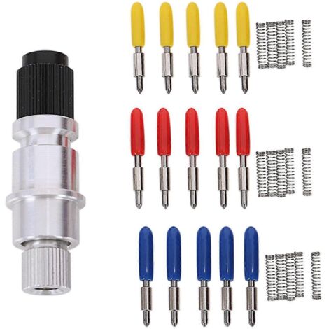 16Pcs 30/45/60 Degree Graphtec Cb15 Cb15U Vinyl Cutter Blade+Holder--