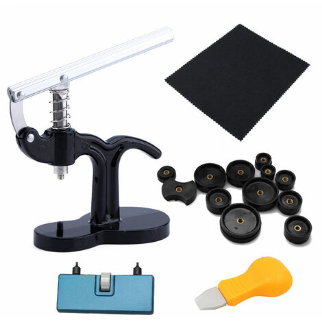 16Pcs Professional Press Remplacement De La Batterie De Changement D'Outil Montre Kit Dies Montage Pour Regarder Retour Remover Closer Reparation