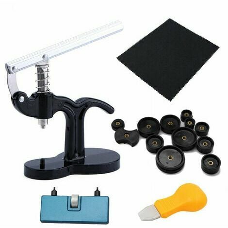 16Pcs Professional Press Remplacement De La Batterie De Changement D'Outil Montre Kit Dies Montage Pour Regarder Retour Remover Closer Reparation