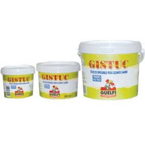 16PZ STUCCO IN PASTA "GISTUC" IN BARATTOLO - gr.500 (ml.250)