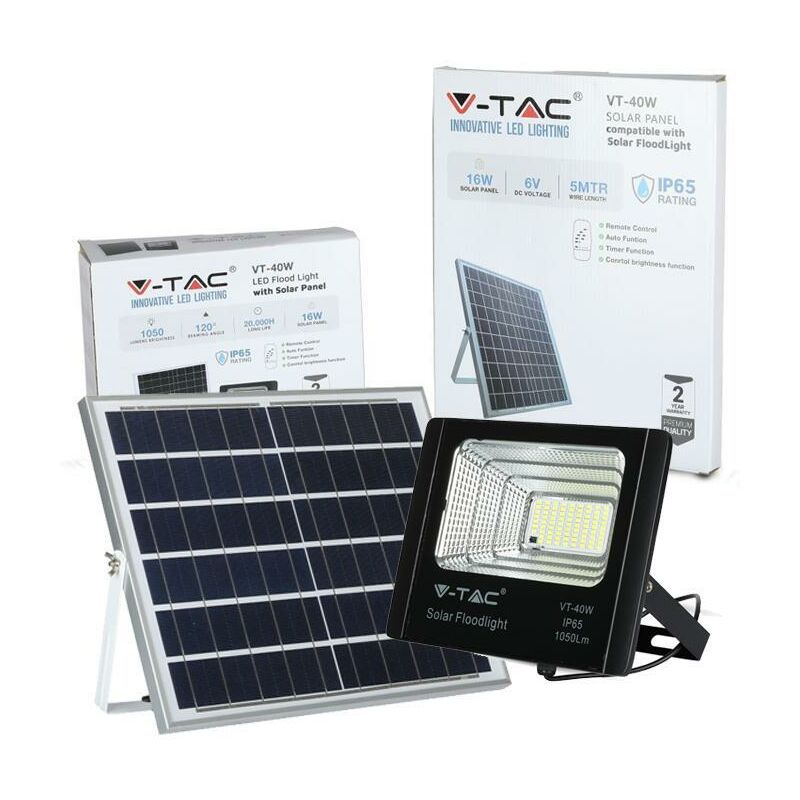 16W pannello solare con led proiettore 4000K