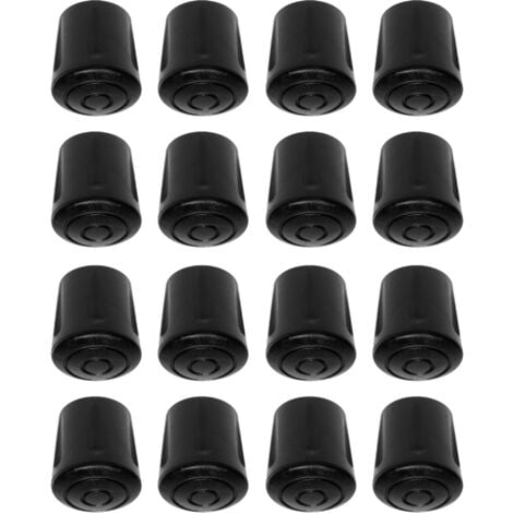 16x piedini gomma per mobili Pavimento Scivola Tappo tubo tondo Arredamento divano poltrona tavolo sedia, diametro 30mm