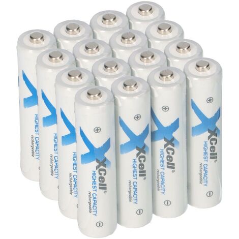 16x XCell Micro AAA Akku Ni-MH 1,2V 1150mAh