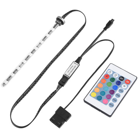 17 cm großer zylindrischer Wassertank mit LED-Beleuchtung zur Flüssigkeitskühlung