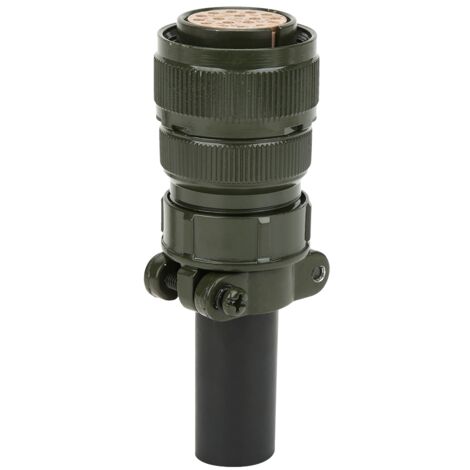 17-poliger Industrie-Luftfahrtstecker IP67, gerade/abgewinkelt, wasserdicht, Legierung