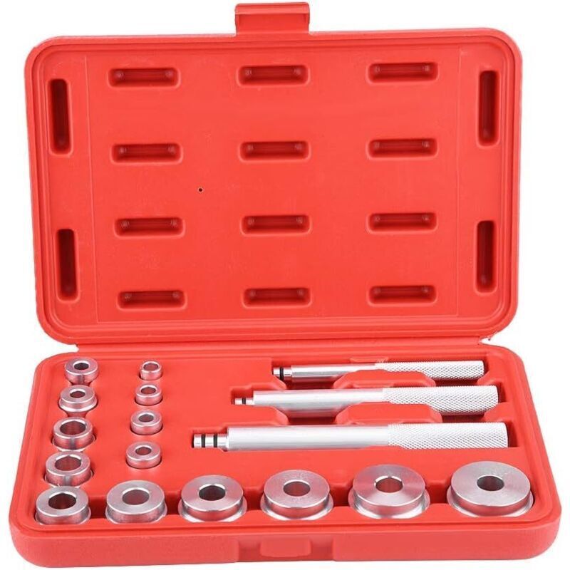 Image of 17-teiliger Radlager-Werkzeugsatz, Radlagerwerkzeug, abnehmbare Nabe, Mechanikerwerkzeug