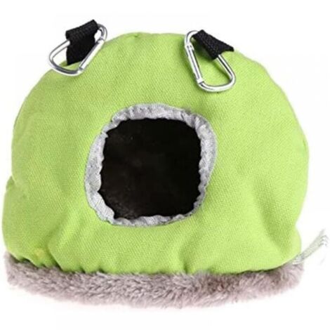 17  x  13  x 21 cm Vogelhaus und Futterhäuschen Warmes Nest Vogelbett Winter Warmes Vogelnest Rundes hängendes Papageienzelt für kleine Haustiere