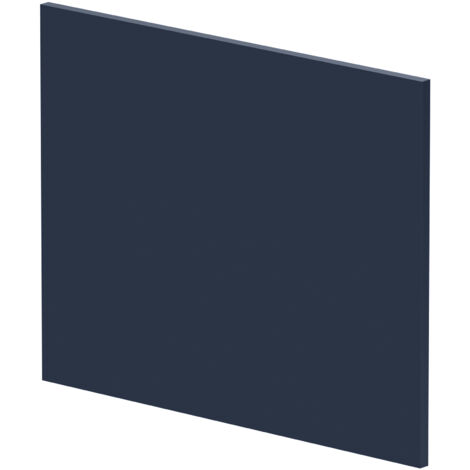 1700mm Chartley L Shape Square End Bath Panel - Matt Midnight Blue