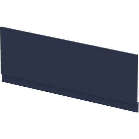 1700mm Edge/Power Straight Front Bath Panel & Plinth - Matt Midnight Blue