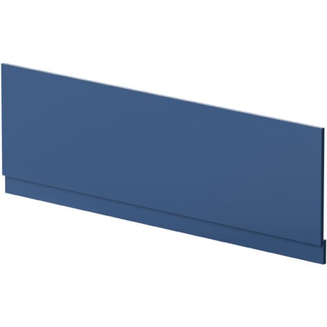 1700mm Straight Reversible Bath Front Panel & Plinth - Satin Blue