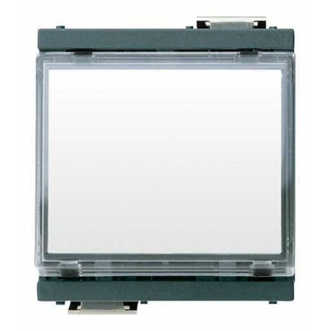 17020 Pulsador Targa. 1P No 10A 12-24V Gris Idea