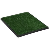 170768 Pet Toilet with Tray & Faux Turf Green 64x51x3 cm WC