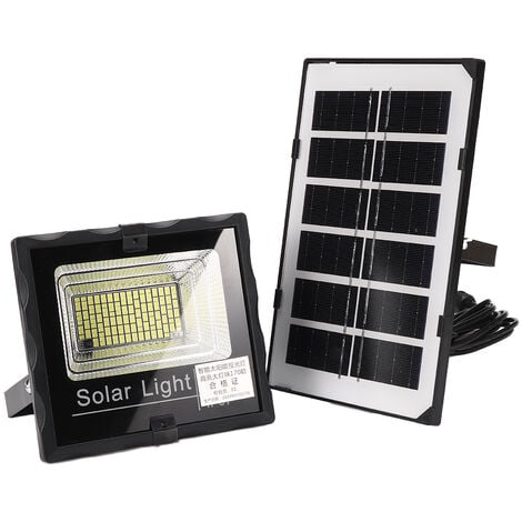 INSMA 170Leds Lámpara Solar 120W 8000k 8-12 Horas con Mando a Distancia Luz de Proyección Solar