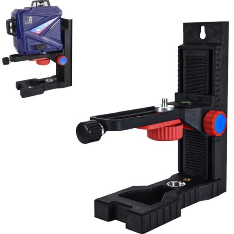 (17×13×6cm)Multi Support Niveau Holder Laser, Niveaux Laser Chantier, Laser Holder Level Adapter à 360°, Magnetic Holder 1/4 Inch, 20mm Thread, Magnetic Fine Adjustment Holder for Cross Line L