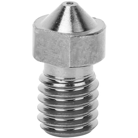 1,75-mm-Düse aus gehärtetem Stahl für V5/V6-Extruder, Durchmesser 0,2–1,0 mm. 3D-Druckerzubehör, hochpräzises Ersatzteil.