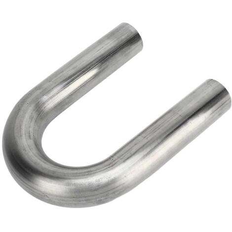 1.75 pouces 180 degrés tube d'échappement coudé en U, mandrin plié universel pour système d'échappement, tuyau de rechange haute performance.