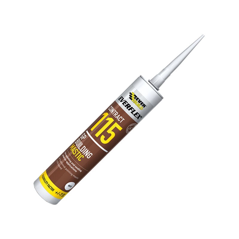 Everbuild - masgy Everflex 115 General Purpose Building Mastic Grey 285ml evbmasgy