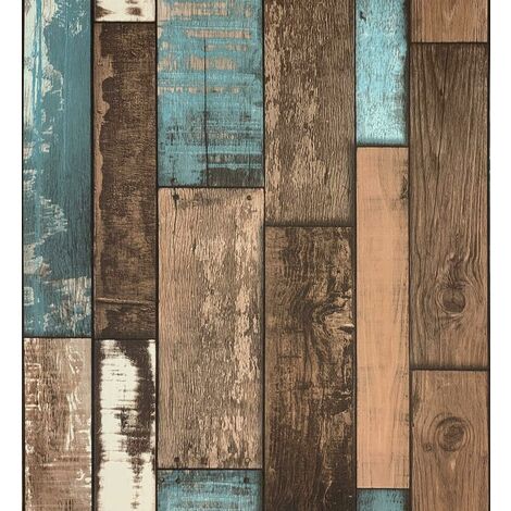 17,7 x 197 planche papier peint bois papier peint coller et peler récupéré bois contact papier décor