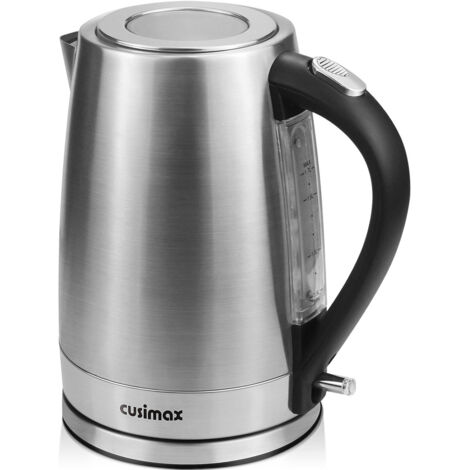 1.7L Kettle 3000w Rapid Boil Stainless Steel with 360 degree Base Automatic Shut-off