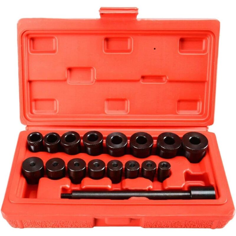 17pc kit de positionnement d'embrayage universel trou de guidage de volant et outil de positionnement de plaque de transmission d'embrayage