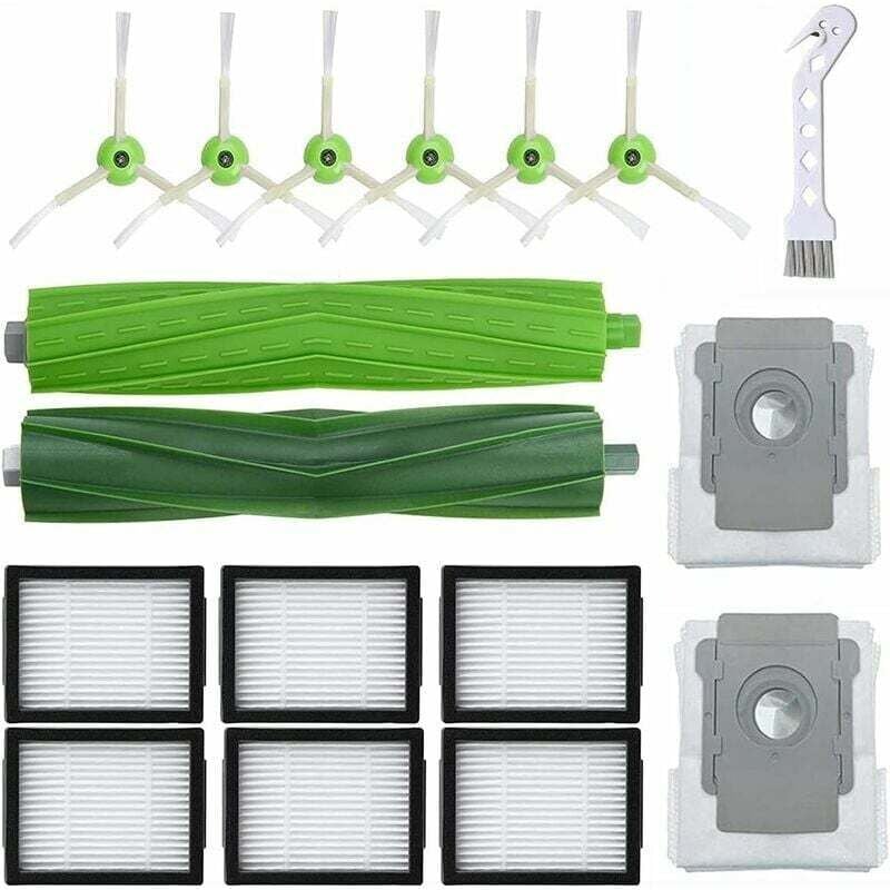 17pcs Rechange Irobot Roomba E5 E6 I6 I6 + I3 I3 + I4 I4 + I7 I7 + I8 pour iRobot Roomba Derrui