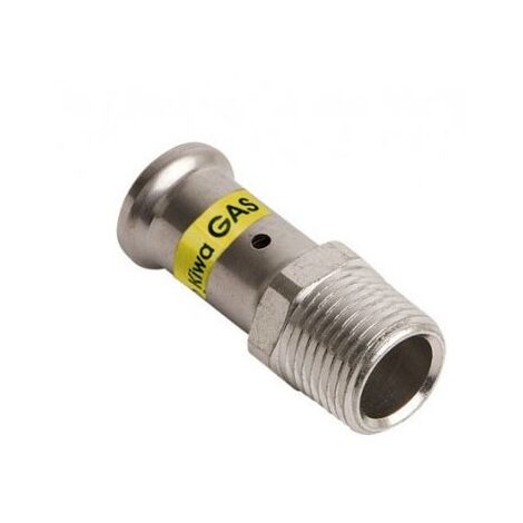 17PG raccordo diritto maschio Gas ø32x1" ottone 17PG3206 - -  HENCO - -