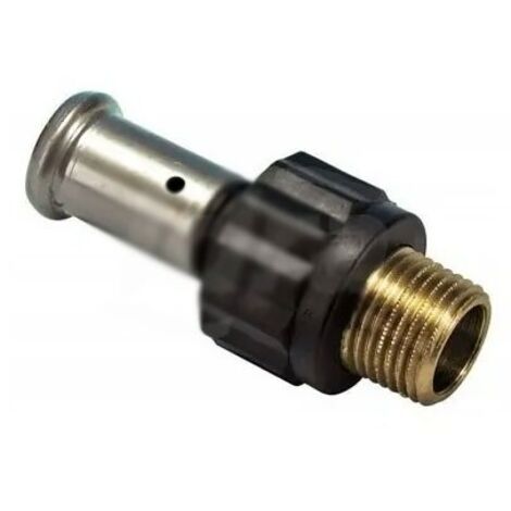 17PK raccordo diritto maschio ø50x1.1/2"M PVDF a pressare 17PK5008