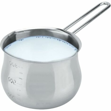 1.7pt lait beurre pot chaud soupe au lait cuisson pot à soupe au chocolat mini pot à lait nouilles pot à beurre en acier inoxydable fondeur à fromage lait cuisson soupe cocotte pot FVO