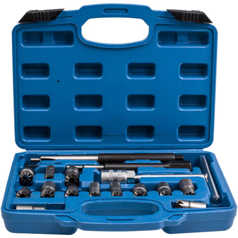 17x sedi di iniettori diesel Injector Seats Cutter Set Tool Kit for Mercedes
