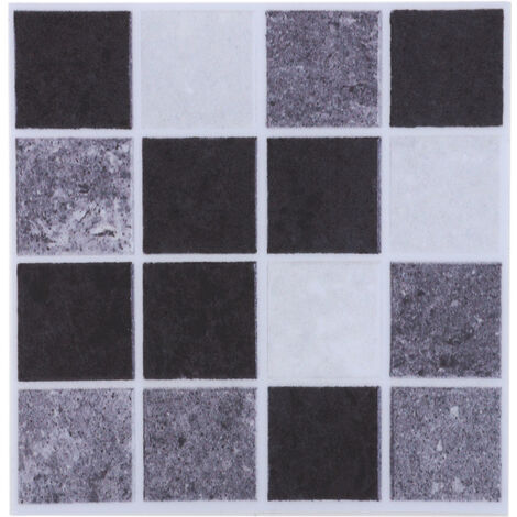 18 autocollants de transfert pour mosaïque 10x10 cm, salle de bain et cuisine, décoration DIY maison (lot MTS008)