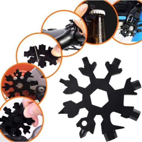 18 in 1 multi-funciton Stainless Snowflake Screwdriver