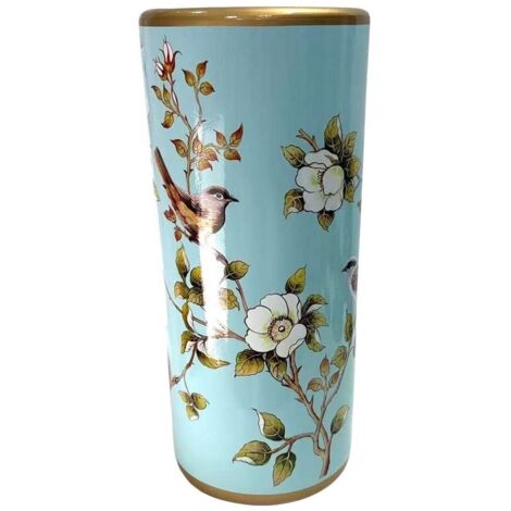 18 Inch Umbrella Stand - Ceramic - L20 x W20 x H46 cm - Blue