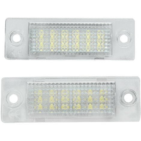 AUGIENB 18-LED Kennzeichenbeleuchtung 12V für VW Caddy Golf Passat Touran Fantablau